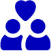 Blue White Cute Simple Doodle iOS Icon